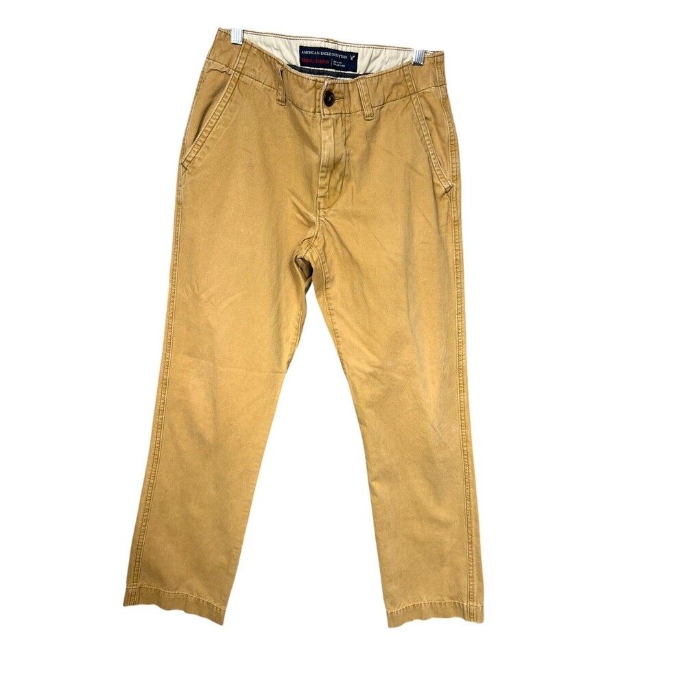 American Eagle 32x34 Original Straight Khaki Chino Pants